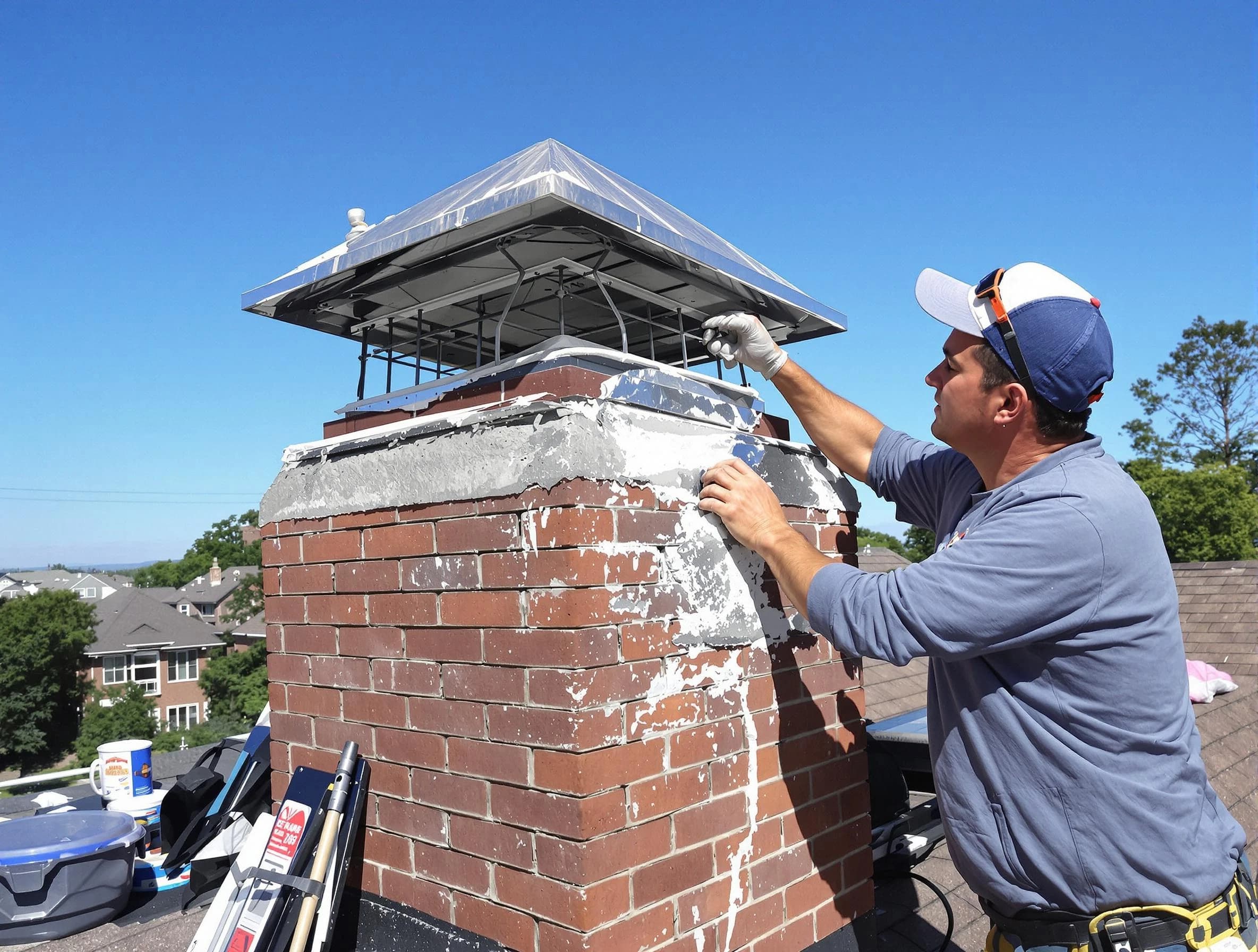Chimney Crown Services service in Williamsburg, VA